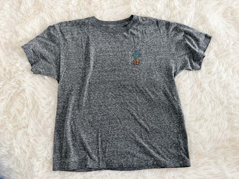 Vissla Aloha & Adios Palm Tree Graphic T-Shirt Heather Grey | Boys/Youth